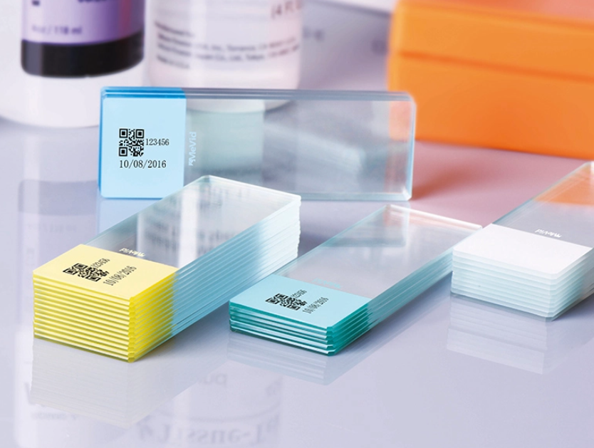 InkCode Printable Microscope Slides Barcode Lab Traceability
